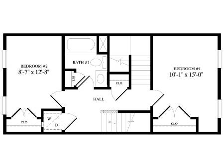 Aberdeen Townhouse Floor Plan Second Floor